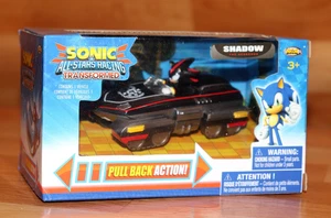 Sonic All-Stars Racing Transformed Pull Back Action Car Shadow the Hedgehog - Picture 1 of 9