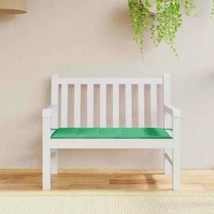 Garden Bench Cushion Green Outdoor Seat Pad 47x20 Oxford Fabric Soft Comfort - Picture 1 of 7