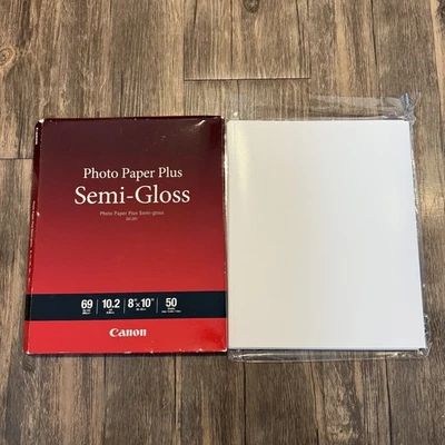 Canon Photo Paper Plus Semi-Gloss 8" x 10" (24  Sheets) (SG-201 8X10) Pre-owned - Image 1 of 4