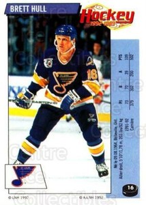 1992-93 Panini Stickers French #16 Brett Hull