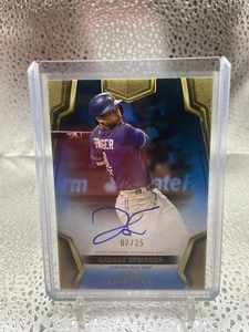 2024 Topps Five Star George Springer Color Match Blue Auto /25 Blue Jays #FSA-GS - Bild 1 von 2