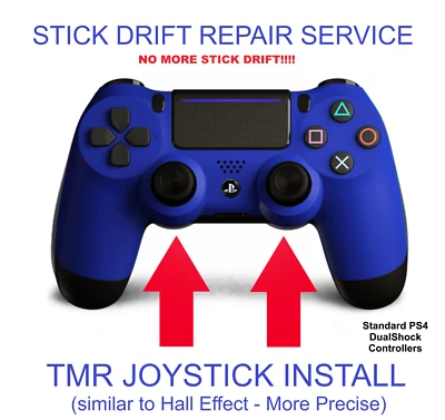 Stick Drift Repair Service - Fix Your Playstation 4 PS4 Controller by Mail - TMR - Image 1 of 2