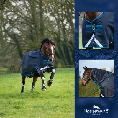 Horseware Amigo Bravo12 Regendecke 100g Weidedecke - Bild 1 von 2