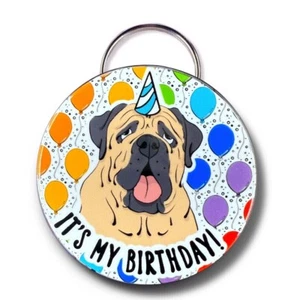 English Mastiff Dog Birthday Bottle Opener Keychain Handmade Gift - Picture 1 of 4