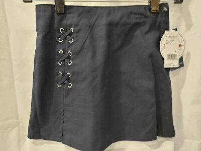 Uniforme escolar para niñas Polo Assn de EE. UU., scooter, con cordones, azul marino, talla 6 **NUEVO** Foto 1 de 4