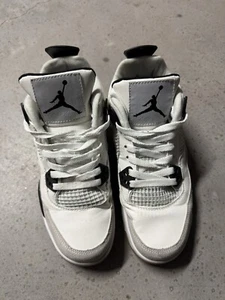 Nike Air Jordan 4 Military Black IV Retro 2022 DH6927-111 Men’s Size 8 White NB - Picture 1 of 9