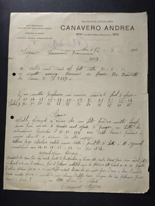 Fattura Milano Bra Calzoleria Zoccoleria CANAVERO 1922 QX3482 - Foto 1 di 1