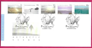 AUSTRALIA ANTARCTIC FDC 1987 - SCENE ANTARTICHE SERIE III - SHS MELBOURNE - Foto 1 di 2