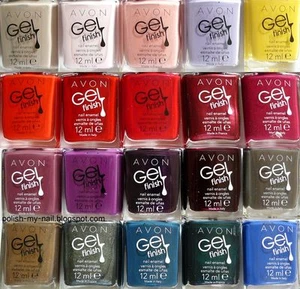 Avon Gel Shine Nail Varnish - Various Shades - No UV Lamp Needed - Picture 1 of 8