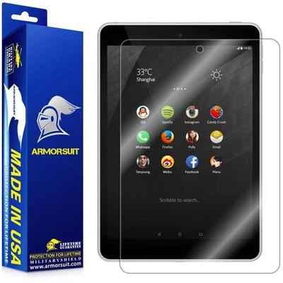 [2-Pack] ArmorSuit MilitaryShield Nokia N1 Screen Protector Anti-Bubble Film - Image 1 of 4