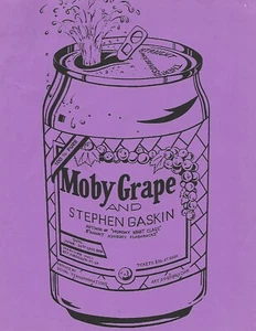 MOBY GRAPE + STEPHEN GASKIN 6/30/96 Maritime Hall SF Poster by Richard Cook - Picture 1 of 1