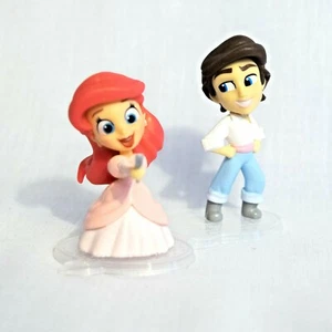 LOTE DE CÓMICS DE DISNEY Hasbro 2" Mini Figuras de Princesas Ariel y Eric Sirenita - Imagen 1 de 2
