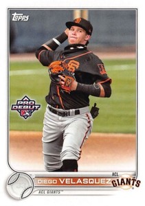 2022 TOPPS PRO DEBUT (#PD-30) - DIEGO VELASQUEZ