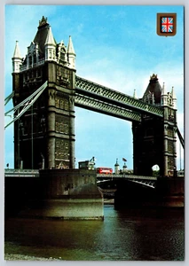 Postcard London England Tower Bridge - Picture 1 of 2