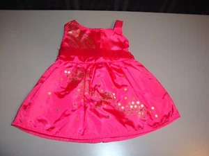 American Girl Sage Sparkle Dress Girl of the Year Hot Pink Gold Sequins Clothes - Picture 1 of 5