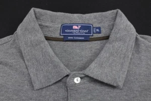 Polo Vineyard Vines uomo XL grigio cashmere manica corta - Foto 1 di 8