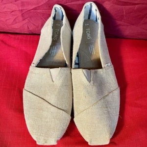 Toms Herren klassische natürliche Sackleinen Slipper Schuhgröße 12 - Bild 1 von 9