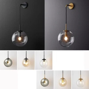 Glass Bar Wall Light Indoor Wall Lighting Kitchen Wall Sconce Bedroom Wall Lamp - Picture 1 of 84