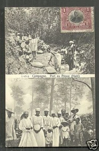 Haiti Port-au-Prince Campagne Countryside People ca 1910 - Picture 1 of 1