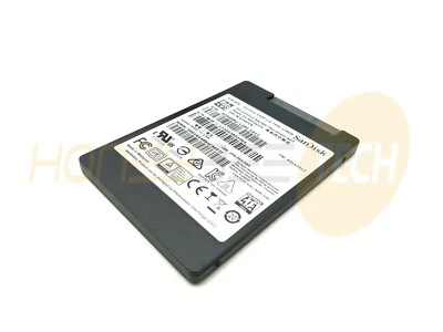 GENUINE DELL SANDISK 128GB 2.5" 7MM SSD SATA SOLID STATE DRIVE TVFC0 TESTED - Image 1 of 2