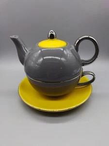 2013 Yedi Housewares Siena Tea Set For One Art Deco Design NIB - Picture 1 of 12