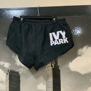 Ivy Park pantaloncino donna S piccolo nero bianco logo - Foto 1 di 7