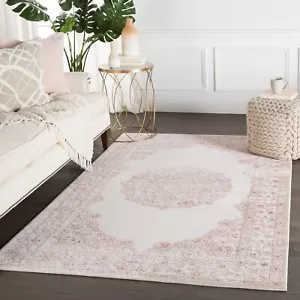Jaipur Living Fables Collection 5' x 7'6" Small Area Rug with Medallion Desig... - Picture 1 of 12