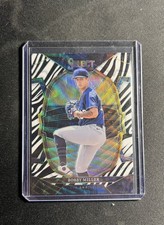 Bobby Miller 2023 Panini Select Zebra SSP Super Short Print