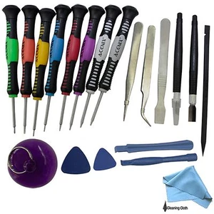 20 in 1 Repair Opening Pry Pro Tool Kit Set for Apple Iphone 4 4s 5 5S, Tablet  - Picture 1 of 12