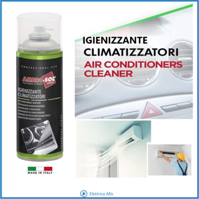 AMBRO-SOL Igienizzante Climatizzatore AUTO CASA Pulizia Condizionatore Aria Condizionata b