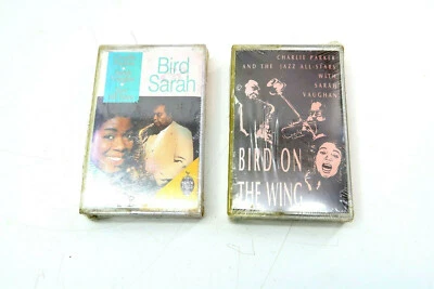 2 New Jazz Cassette Tapes ~ BIRD SARAH and CHARLIE PARKER AND THE ALL STARS - Image 1 of 4