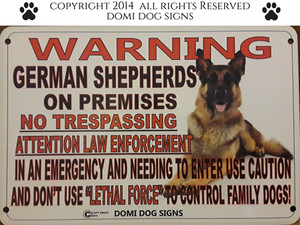 funny german shepherd warning signs
