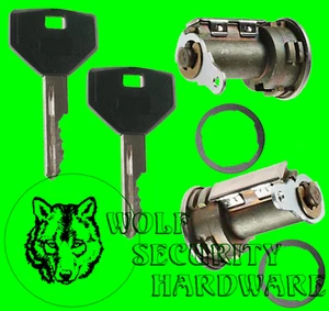 Dodge Ram Others Door Key Lock Cylinder Tumbler Pair Set Keyed Alike 2 Keys - Foto 1 di 2