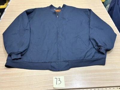 Red Kap Jacket Workwear Men's Size 5XL Long Mechanic Quilted Lined - Image 1 of 4