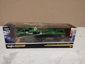 Maisto Design 1:64 Diecast Elite Transport 1993 Ford SVT Cobra & Ramp Truck - Picture 1 of 11