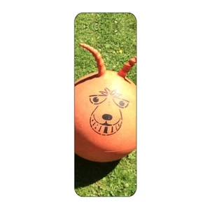 SPACE HOPPER TOY LOVELY NOVELTY BOOKMARK SAME IMAGE BOTH SIDES GREAT GIFT - Picture 1 of 1