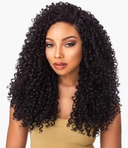 SENSATIONNEL Curly Empress Lace Front Blonde Brown Wig 2-tone - Picture 1 of 19