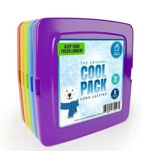 Healthy Packers Cool Pack, Slim Ice Pack para Lonchera (Juego de 5) - Imagen 1 de 5