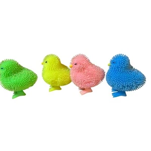 Happy Easter Baby Puffer Chicks Squeezable Toy - Picture 1 of 10