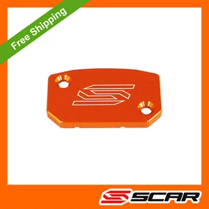 BREMSBEHÄLTERDECKEL VORNE KTM SX SXF EXC EXCF 125 250 450 BREMBO ORANGE SCAR - Bild 1 von 2