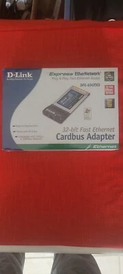 🔥 NEW D-Link Model # DFE-690TXD 10/100Mbps 32-bit Notebook Card Adapter 👀 - Image 1 of 2