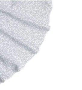 $320 Matouk Italy NWT 1pc Round Tablecloth 100% Linen Silver/White 70” Margot - Picture 1 of 4