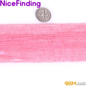 2 mm Natürliche Jade Quarz Kleine Stein Zwischenring Perlen Für Schmuck Herstellung 15 Zoll Zum Selbermachen - Bild 1 von 33
