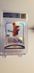 2009 BOWMAN STERLING WHITE REFRACTOR CHRIS TILLMAN BCCG 10 #CT BASEBALL CARD