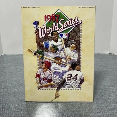 1987 World Series Program - Minnesota Twins Vs St. Louis Cardinals - Image 1 of 3