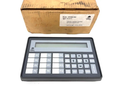 Maple Systems OIT3600-B00 Operator Interface Terminal 2x40 backlit LCD 12-30VDC - Image 1 of 4