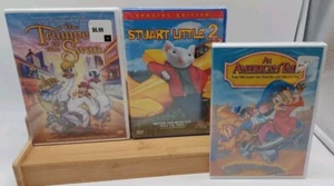 DVD Lot 3 NEW FACTORY SEALED Stuart Little 2, An American Tail, Trumpet Of Swan - Picture 1 of 3