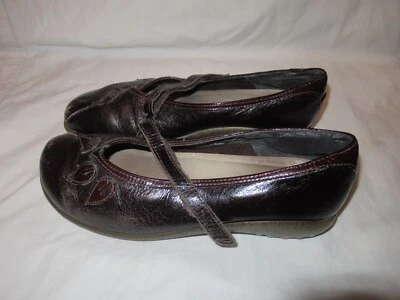 Zapatos cómodos ajustables Mary Jane de cuero marrón para mujer Naot talla 40 EE. UU. 10 Foto 1 de 4