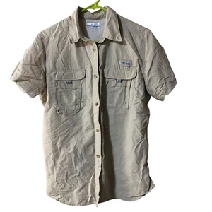 Columbia PFG HELLBRAUN BELÜFTETES KURZÄRMELIGES GUIDE-SHIRT DAMEN LARGE - Bild 1 von 4