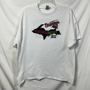 Traverse City Pit Spitters 2022 Yooper Night Promo XL T-Shirt 906 Baseball Tee - Picture 1 of 9